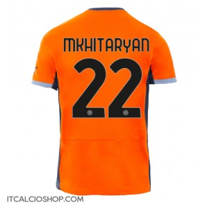 Inter Milan Henrikh Mkhitaryan #22 Terza Maglia 2023-24 Manica Corta
